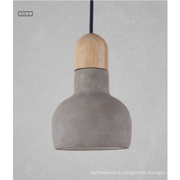 Lampe suspendue nordique moderne de vente chaude Lampe suspendue en béton